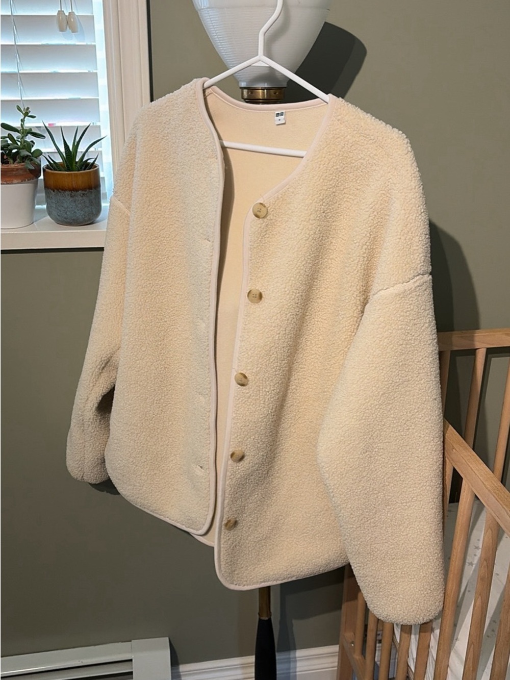 RARE UNIQLO SHERPA TEDDY JACKET